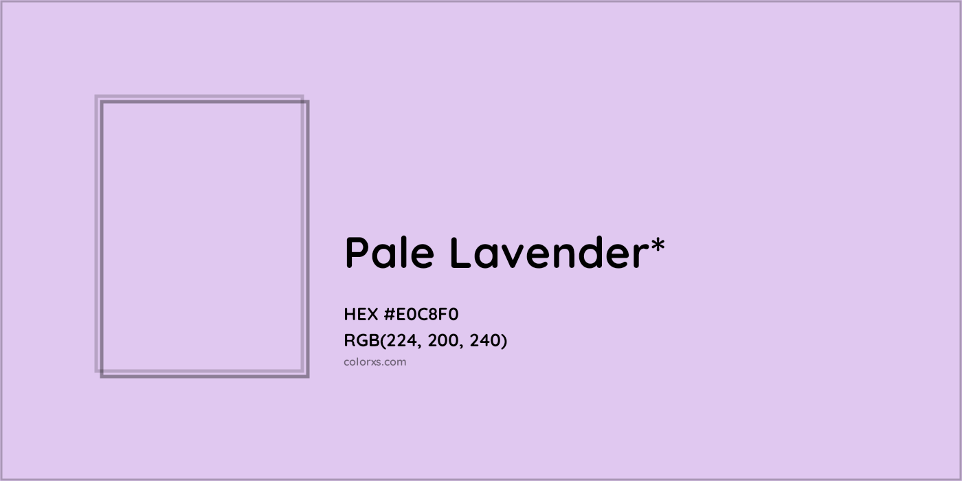 HEX #E0C8F0 Color Name, Color Code, Palettes, Similar Paints, Images