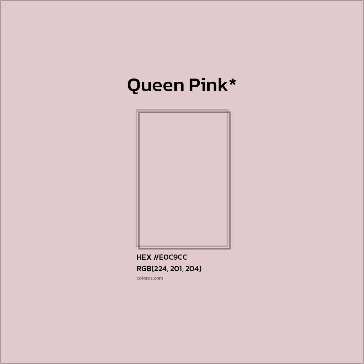 HEX #E0C9CC Color Name, Color Code, Palettes, Similar Paints, Images