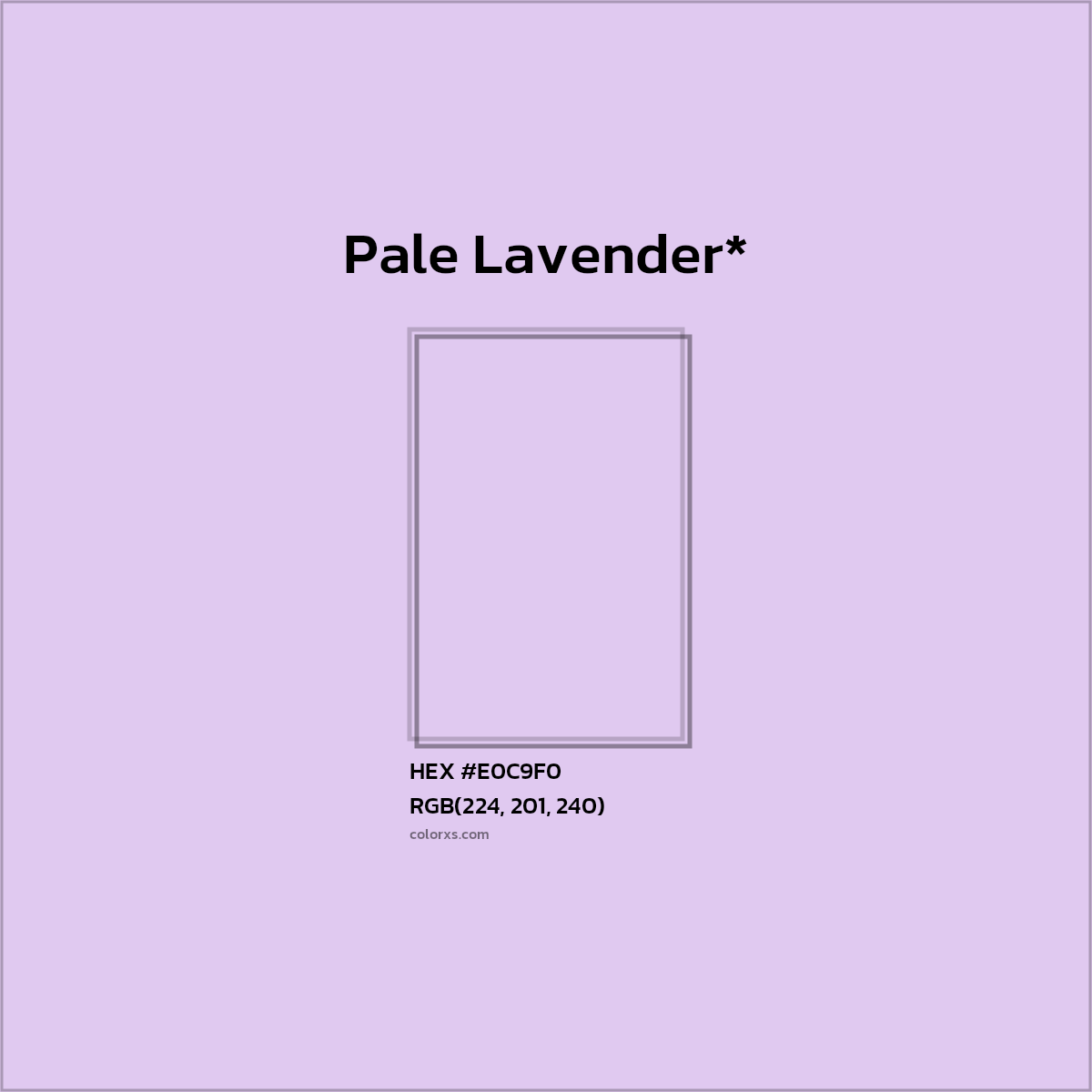 HEX #E0C9F0 Color Name, Color Code, Palettes, Similar Paints, Images