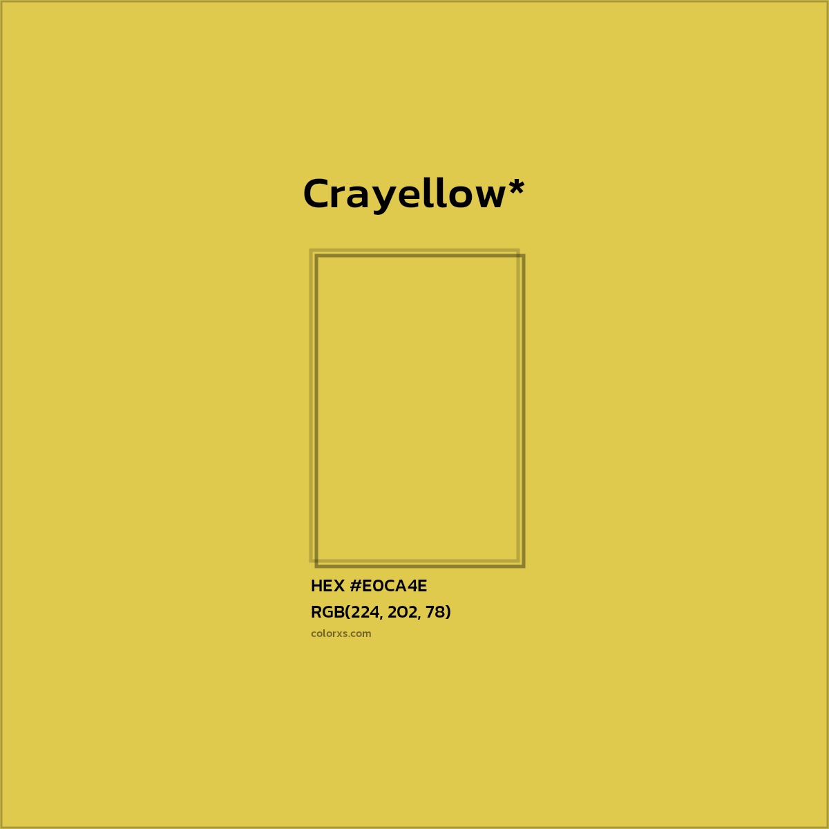 HEX #E0CA4E Color Name, Color Code, Palettes, Similar Paints, Images
