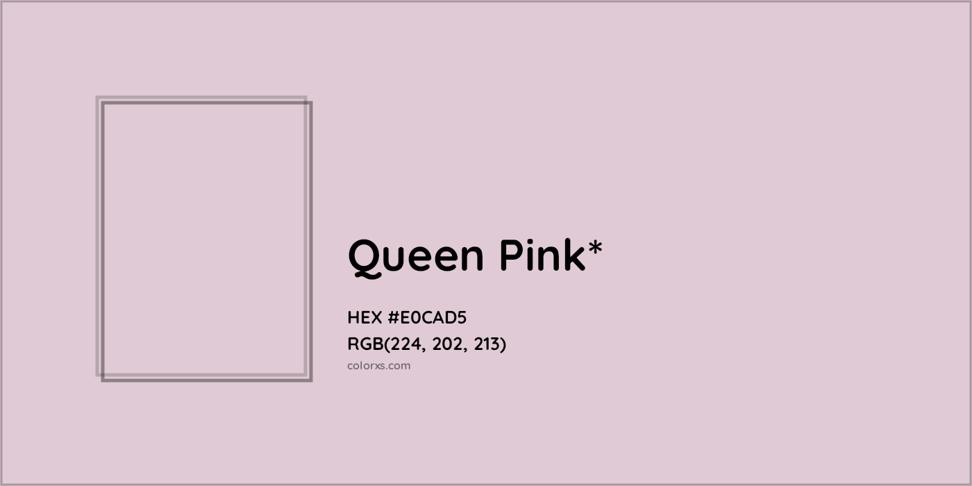 HEX #E0CAD5 Color Name, Color Code, Palettes, Similar Paints, Images