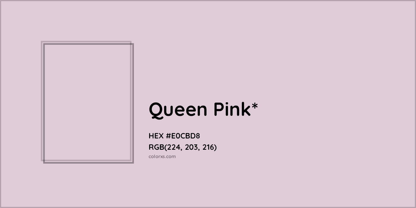 HEX #E0CBD8 Color Name, Color Code, Palettes, Similar Paints, Images