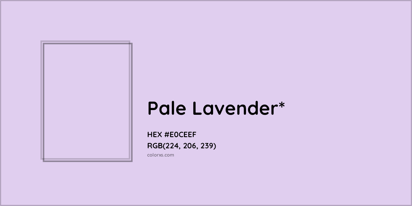 HEX #E0CEEF Color Name, Color Code, Palettes, Similar Paints, Images