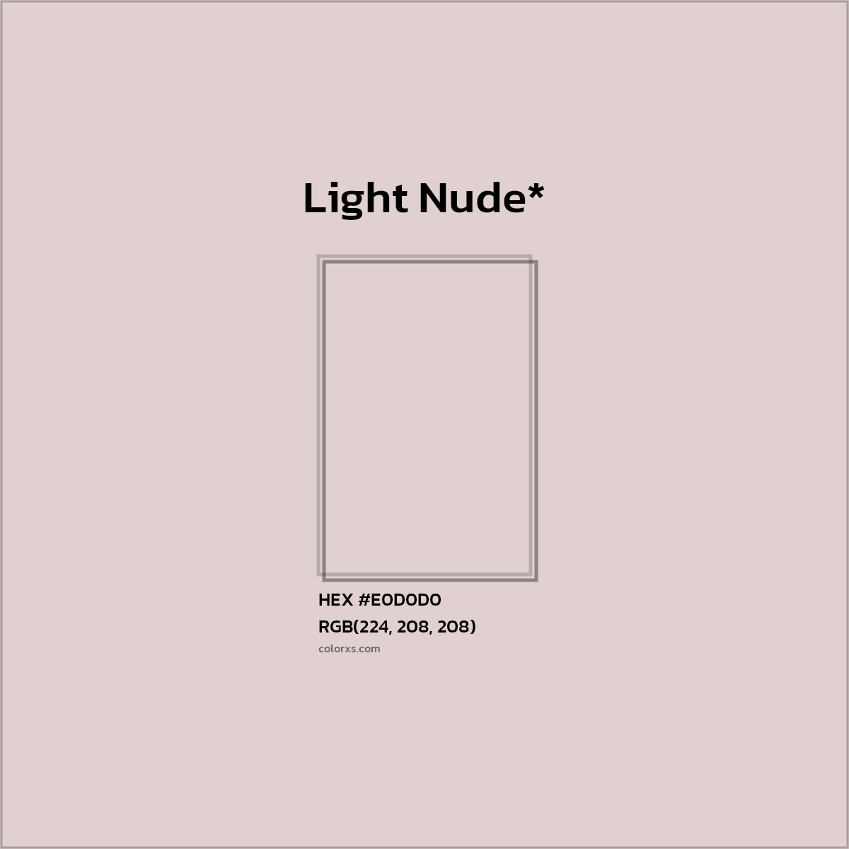 HEX #E0D0D0 Color Name, Color Code, Palettes, Similar Paints, Images