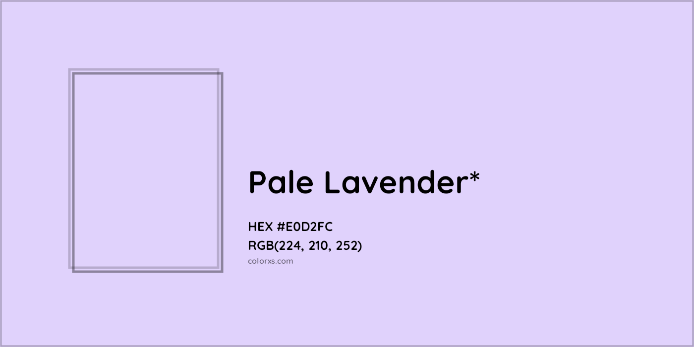 HEX #E0D2FC Color Name, Color Code, Palettes, Similar Paints, Images