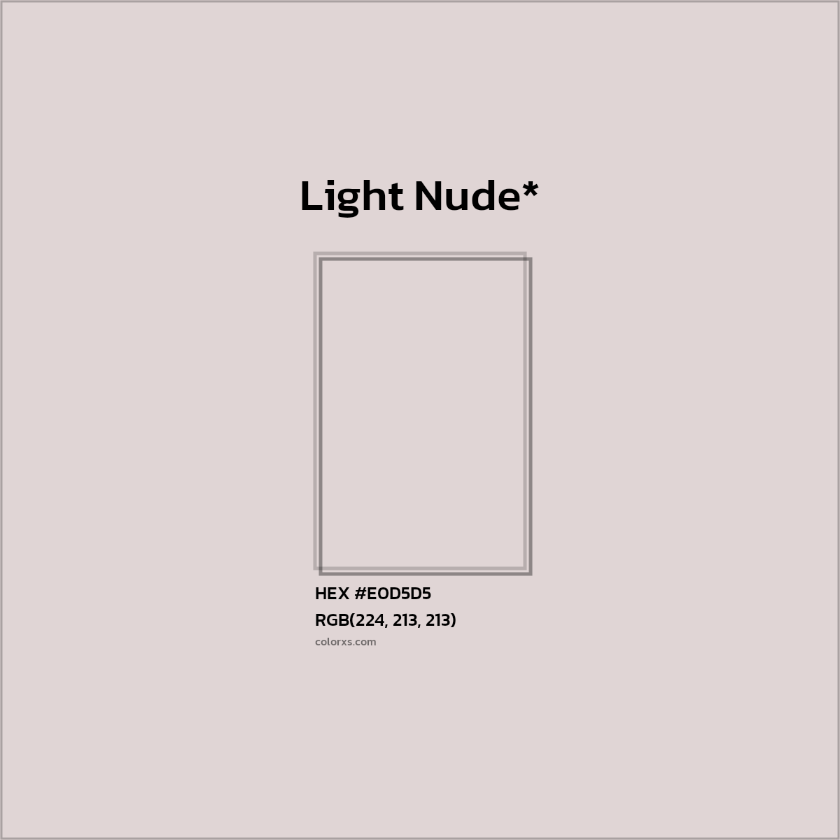 HEX #E0D5D5 Color Name, Color Code, Palettes, Similar Paints, Images