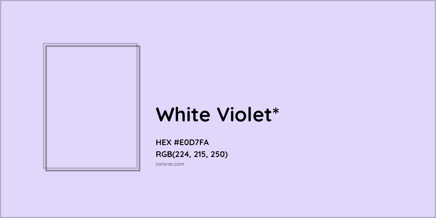 HEX #E0D7FA Color Name, Color Code, Palettes, Similar Paints, Images