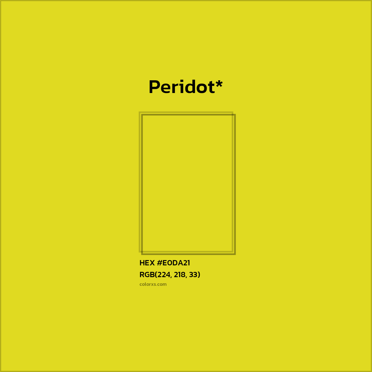 HEX #E0DA21 Color Name, Color Code, Palettes, Similar Paints, Images