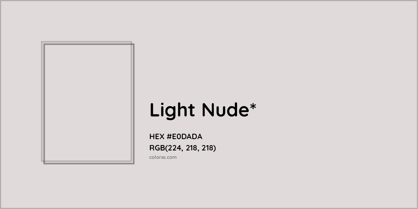 HEX #E0DADA Color Name, Color Code, Palettes, Similar Paints, Images