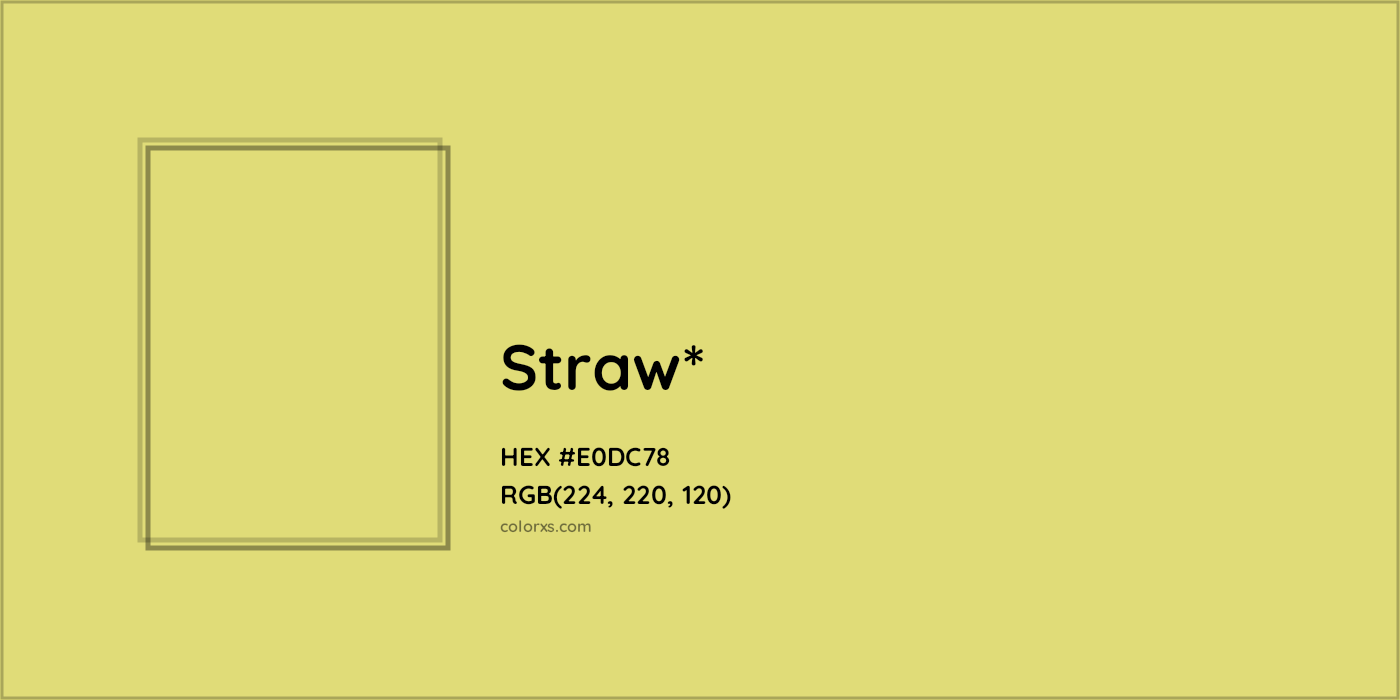 HEX #E0DC78 Color Name, Color Code, Palettes, Similar Paints, Images