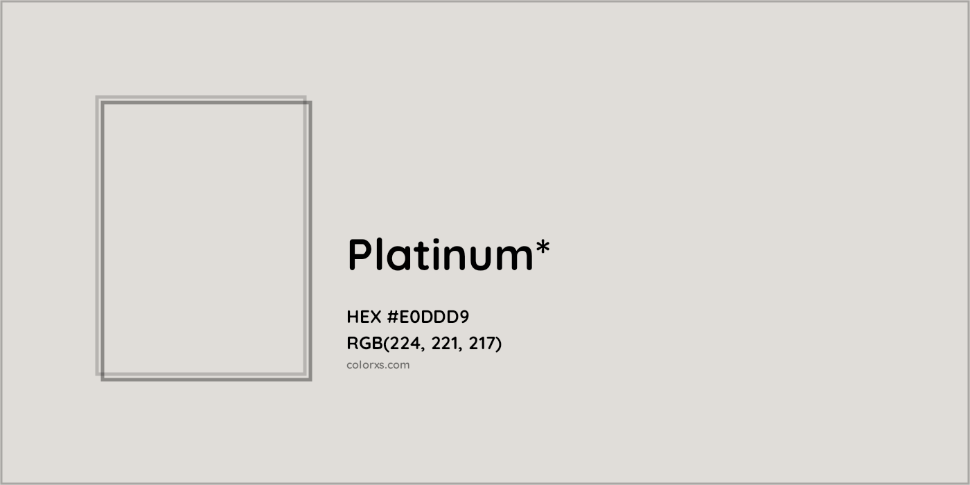 HEX #E0DDD9 Color Name, Color Code, Palettes, Similar Paints, Images