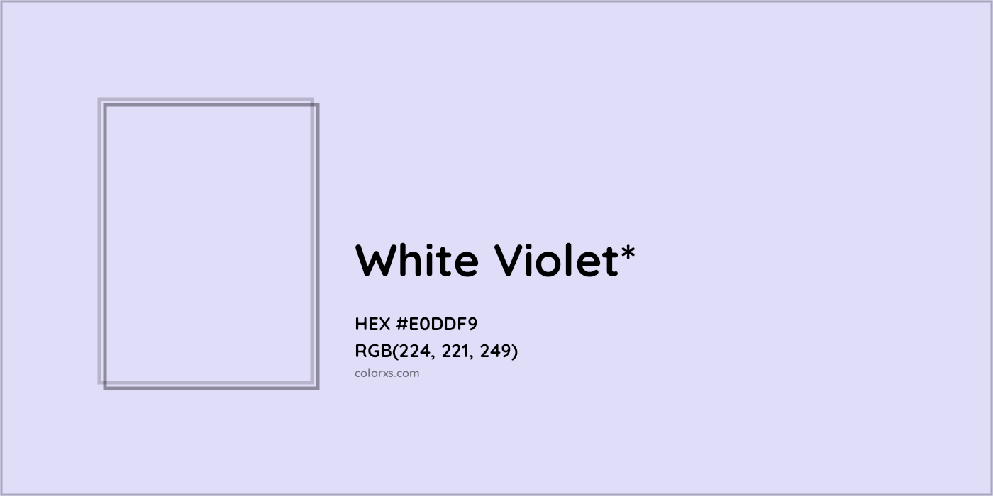 HEX #E0DDF9 Color Name, Color Code, Palettes, Similar Paints, Images