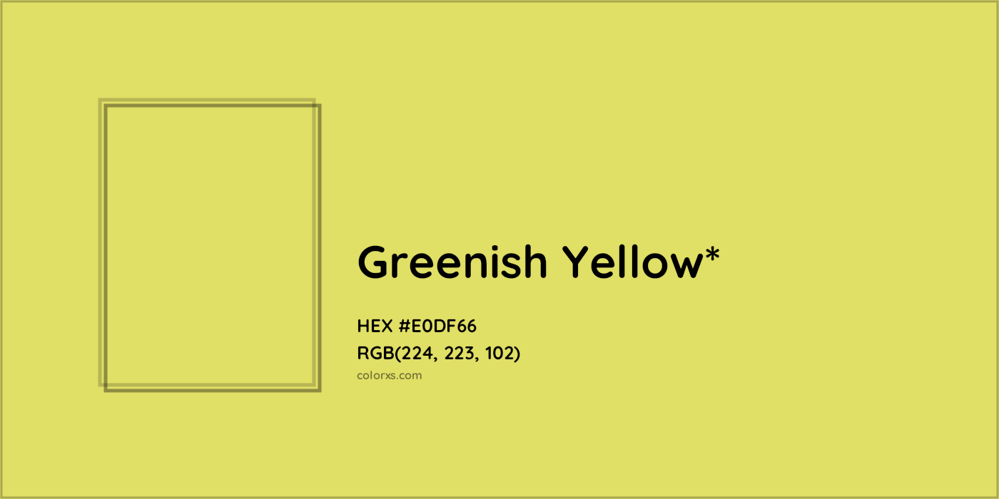 HEX #E0DF66 Color Name, Color Code, Palettes, Similar Paints, Images