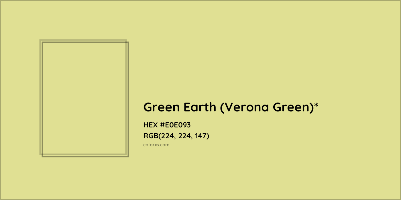 HEX #E0E093 Color Name, Color Code, Palettes, Similar Paints, Images