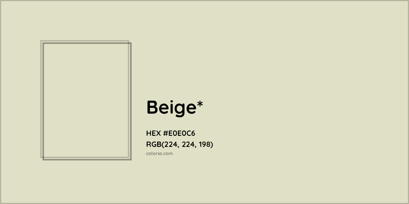HEX #E0E0C6 Color Name, Color Code, Palettes, Similar Paints, Images