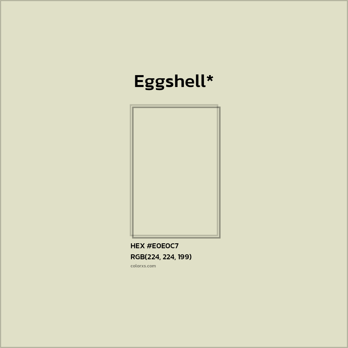 HEX #E0E0C7 Color Name, Color Code, Palettes, Similar Paints, Images