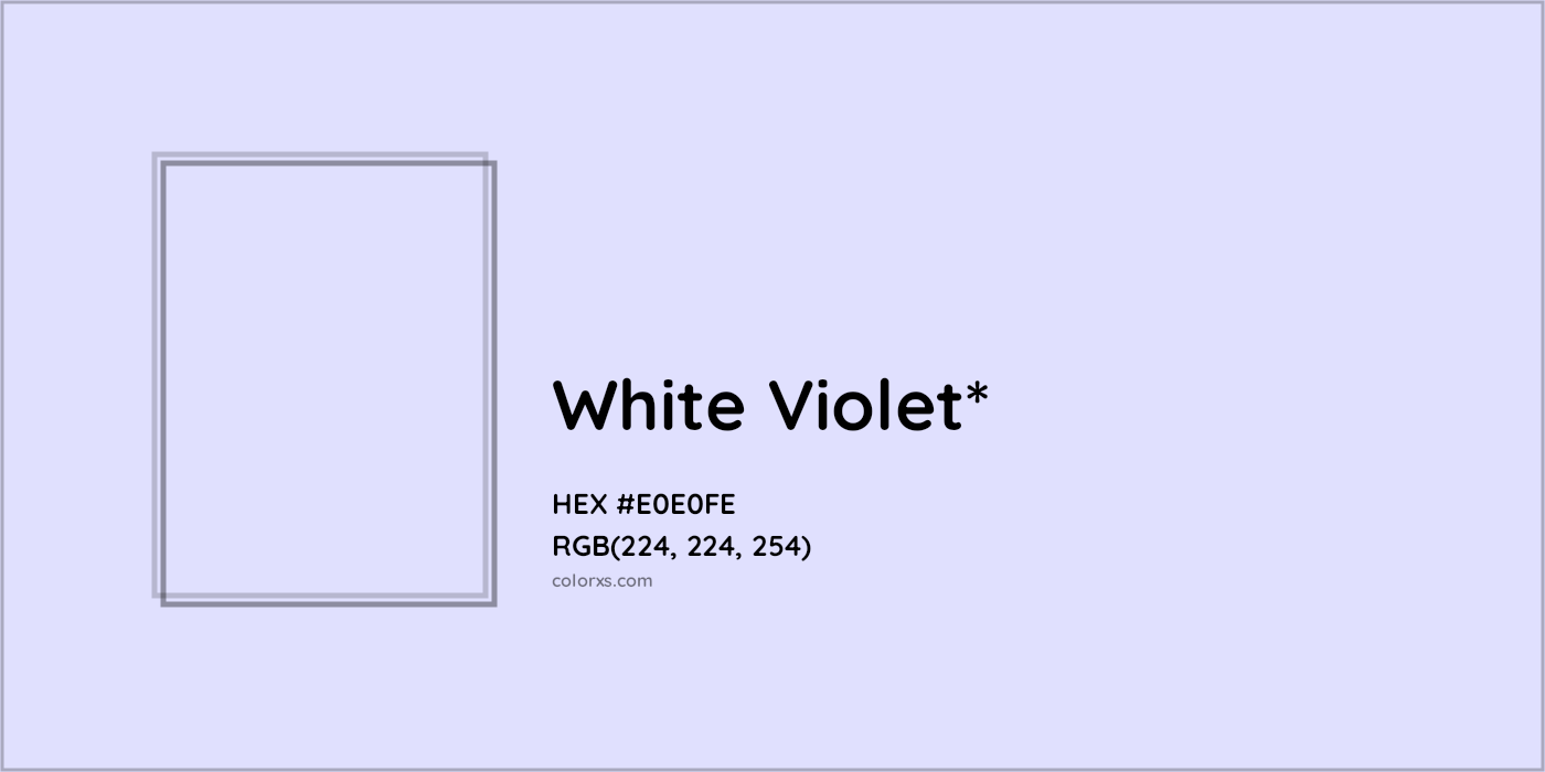 HEX #E0E0FE Color Name, Color Code, Palettes, Similar Paints, Images