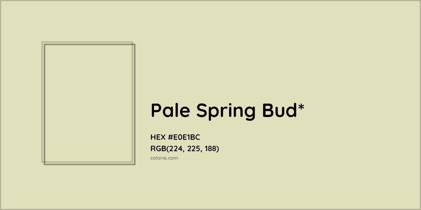 HEX #E0E1BC Color Name, Color Code, Palettes, Similar Paints, Images