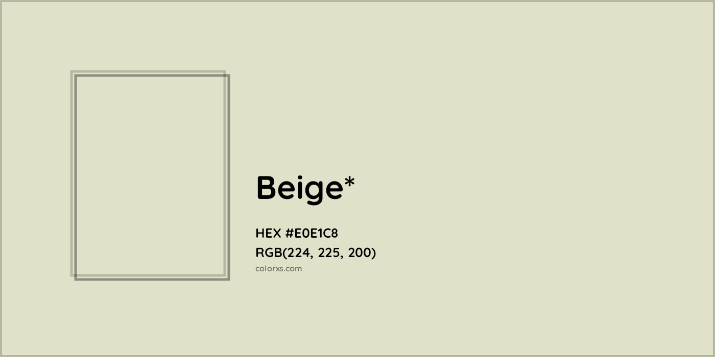 HEX #E0E1C8 Color Name, Color Code, Palettes, Similar Paints, Images