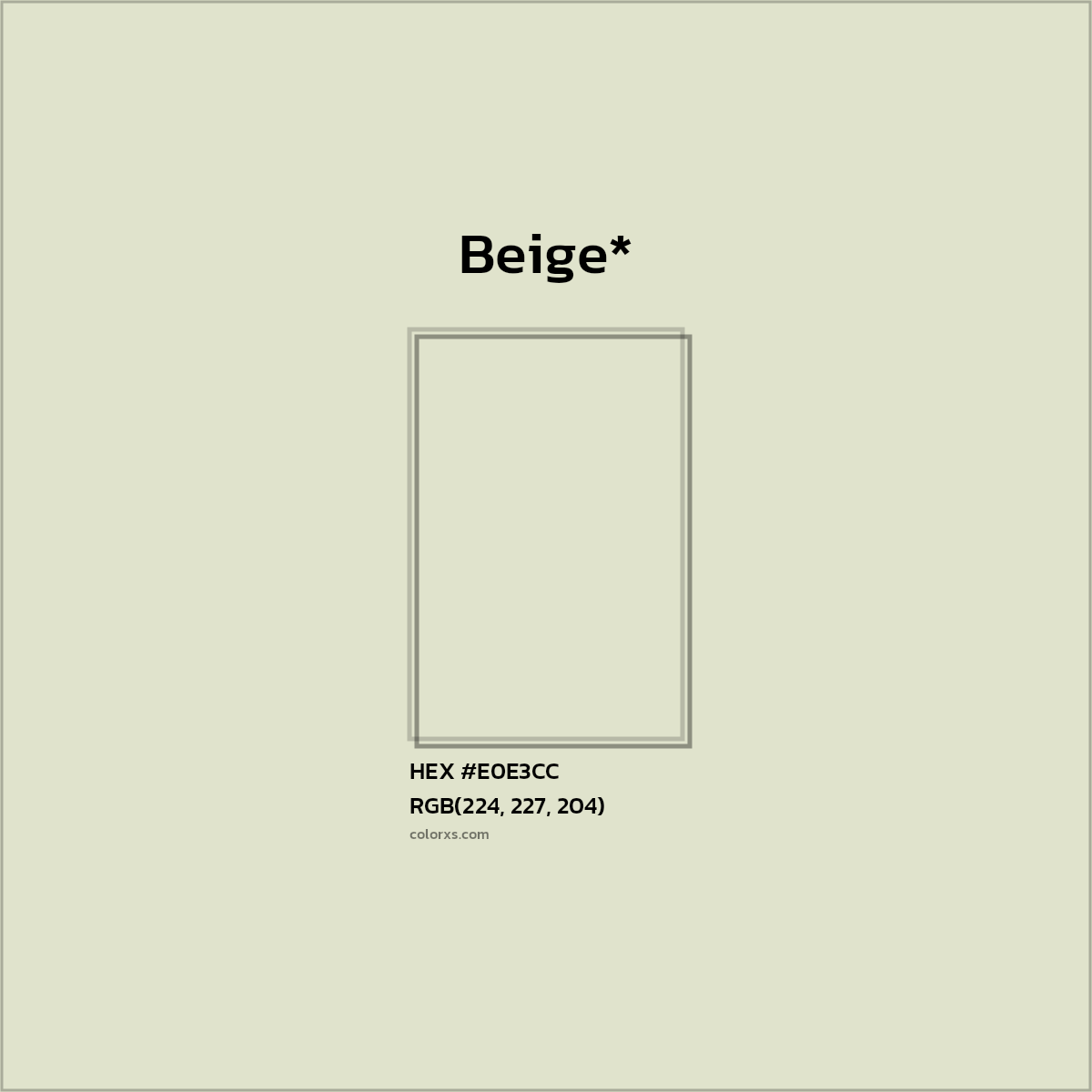 HEX #E0E3CC Color Name, Color Code, Palettes, Similar Paints, Images