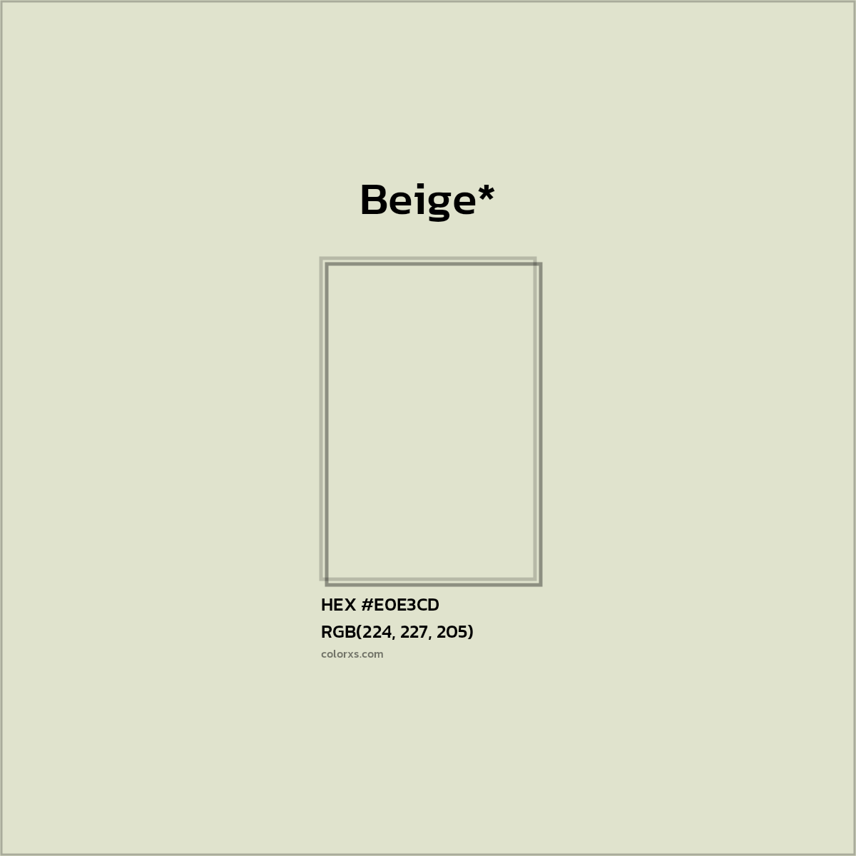 HEX #E0E3CD Color Name, Color Code, Palettes, Similar Paints, Images