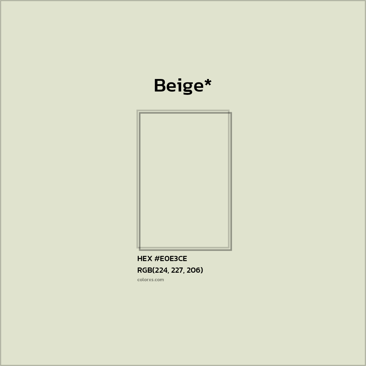 HEX #E0E3CE Color Name, Color Code, Palettes, Similar Paints, Images