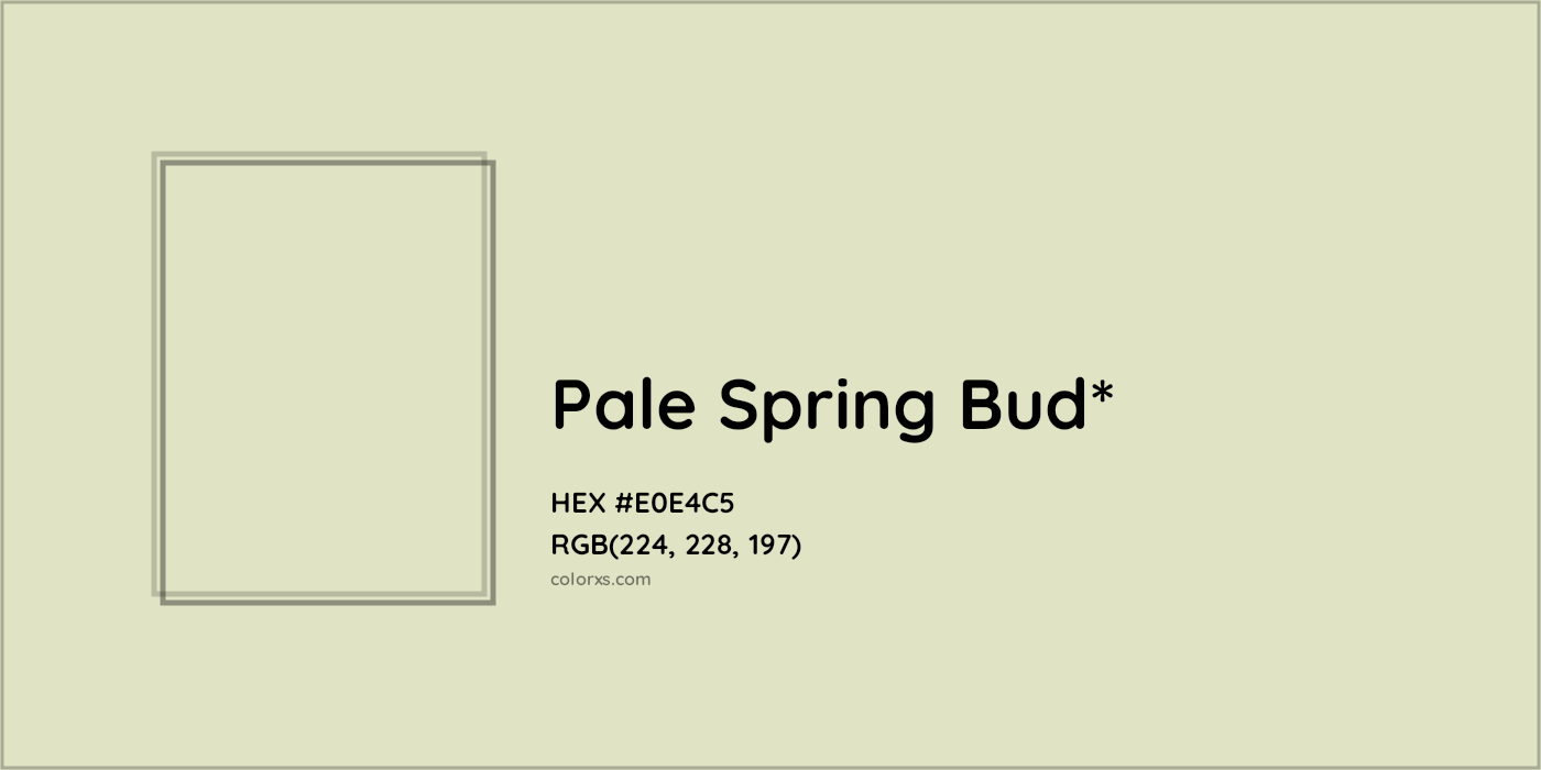 HEX #E0E4C5 Color Name, Color Code, Palettes, Similar Paints, Images