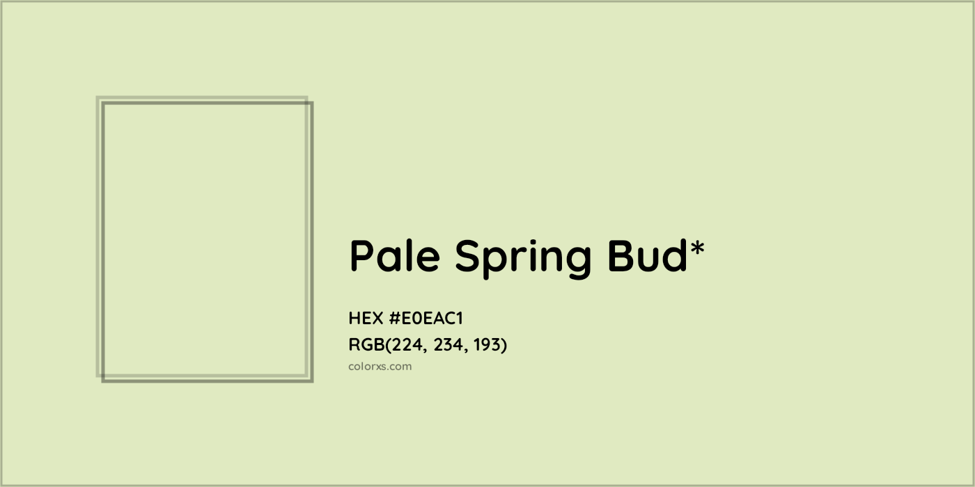 HEX #E0EAC1 Color Name, Color Code, Palettes, Similar Paints, Images