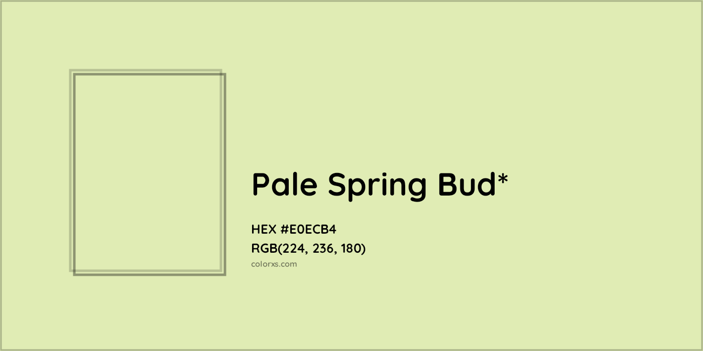 HEX #E0ECB4 Color Name, Color Code, Palettes, Similar Paints, Images