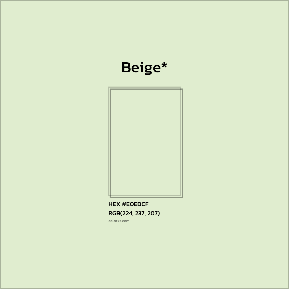 HEX #E0EDCF Color Name, Color Code, Palettes, Similar Paints, Images