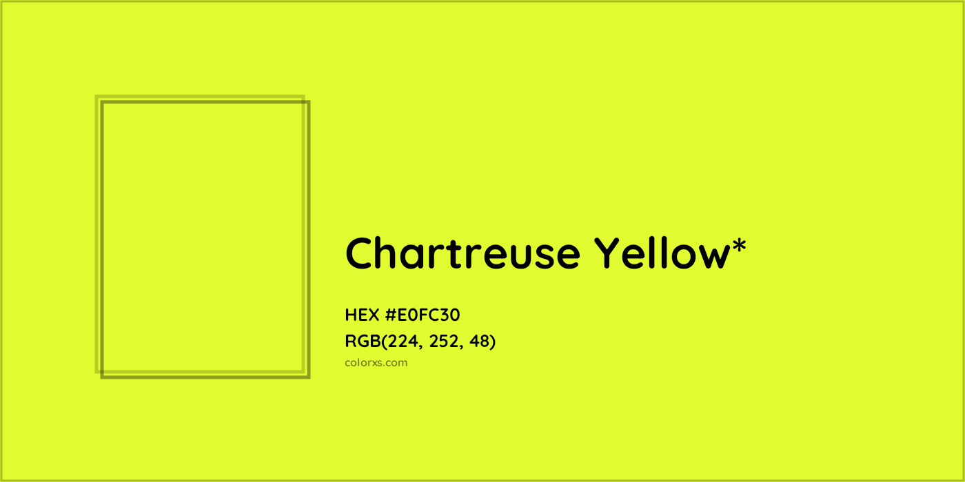 HEX #E0FC30 Color Name, Color Code, Palettes, Similar Paints, Images