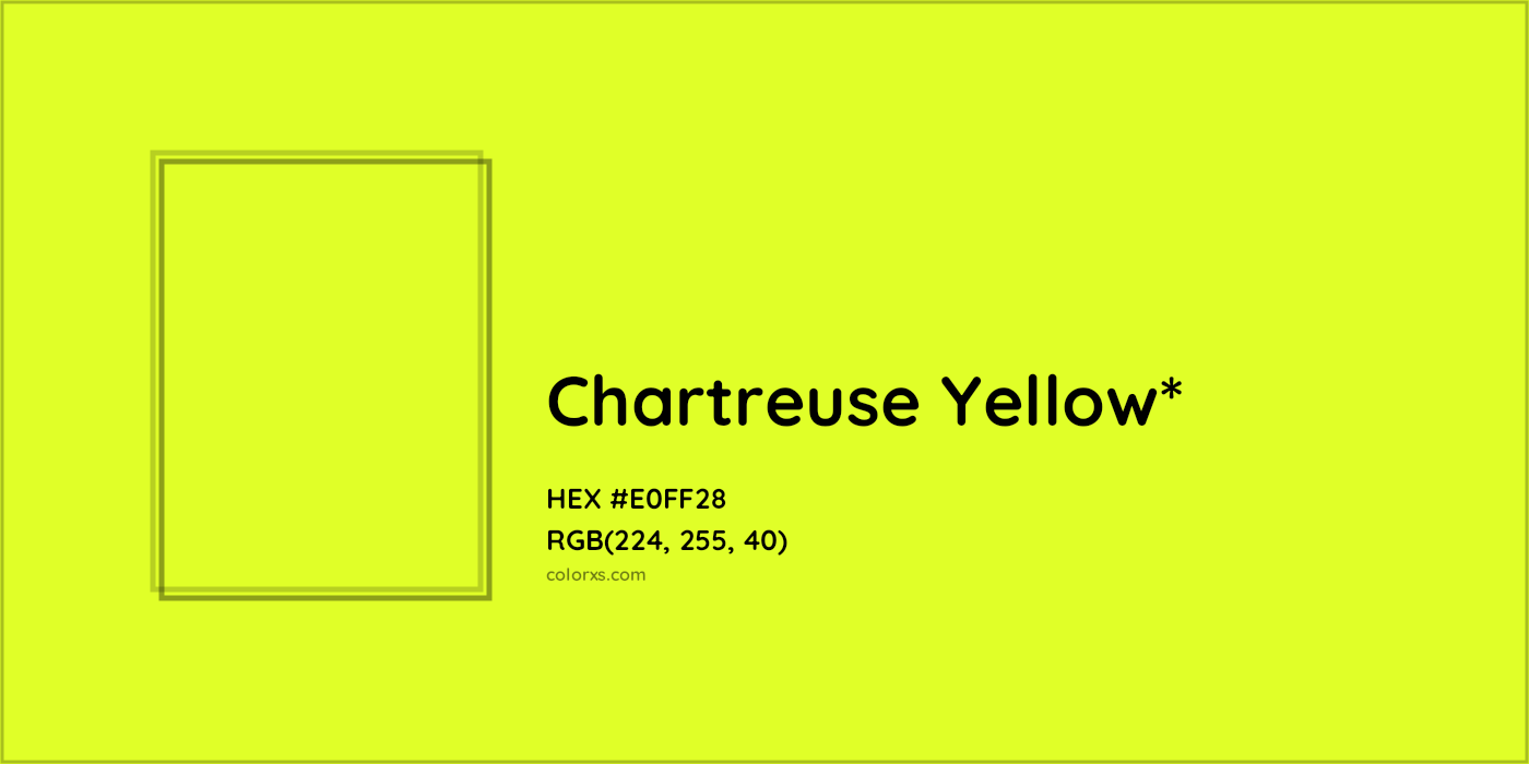 HEX #E0FF28 Color Name, Color Code, Palettes, Similar Paints, Images