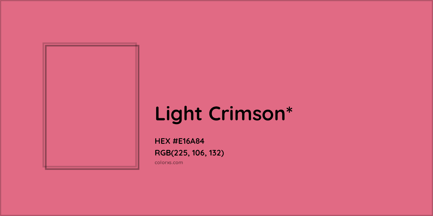 HEX #E16A84 Color Name, Color Code, Palettes, Similar Paints, Images