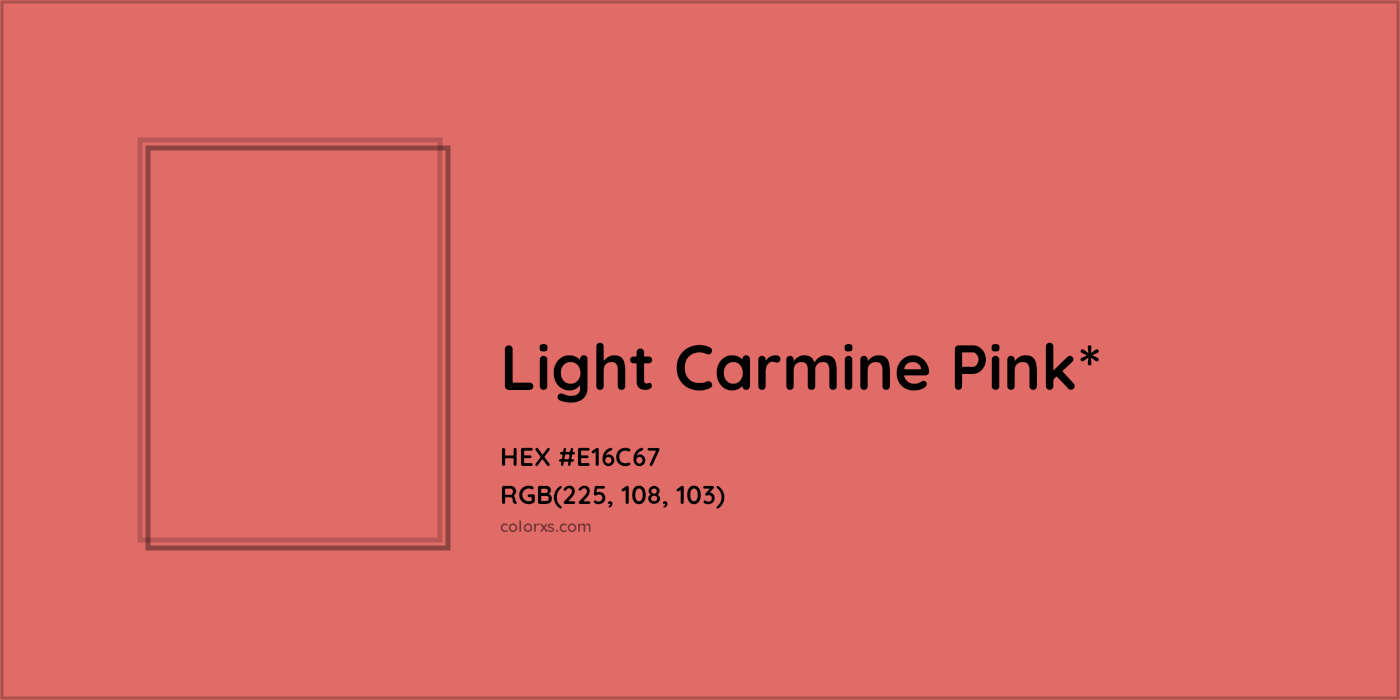 HEX #E16C67 Color Name, Color Code, Palettes, Similar Paints, Images