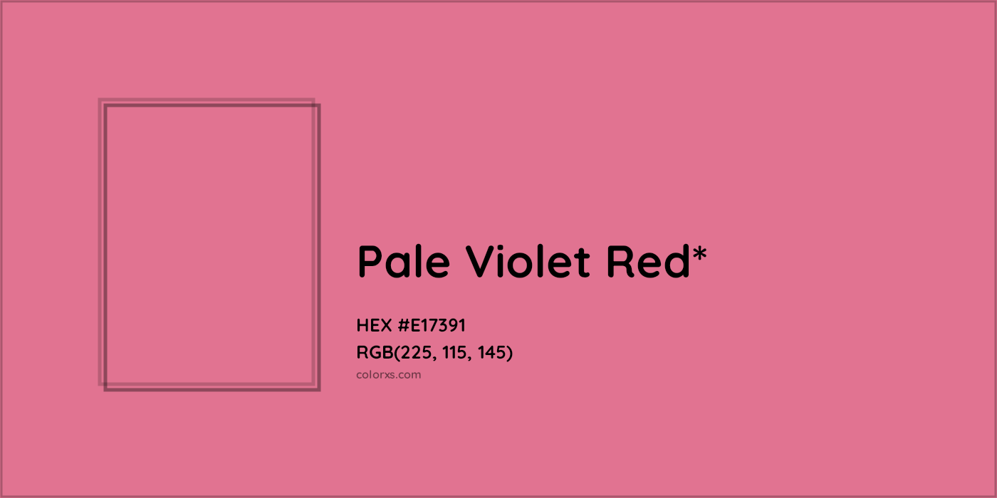 HEX #E17391 Color Name, Color Code, Palettes, Similar Paints, Images