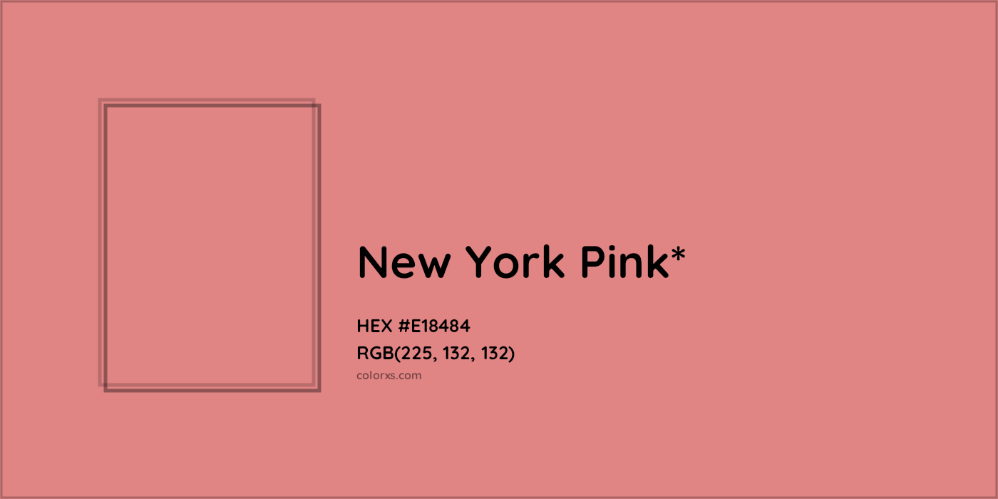 HEX #E18484 Color Name, Color Code, Palettes, Similar Paints, Images