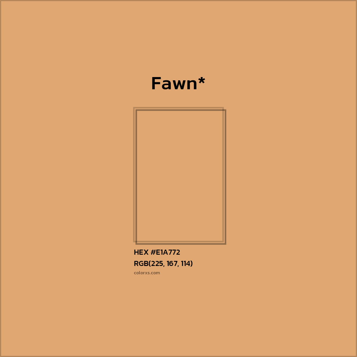 HEX #E1A772 Color Name, Color Code, Palettes, Similar Paints, Images