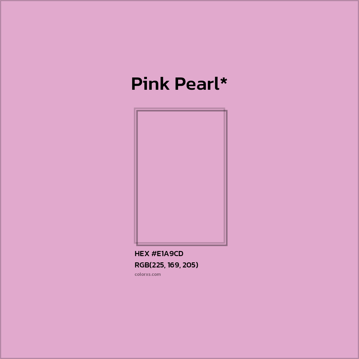 HEX #E1A9CD Color Name, Color Code, Palettes, Similar Paints, Images