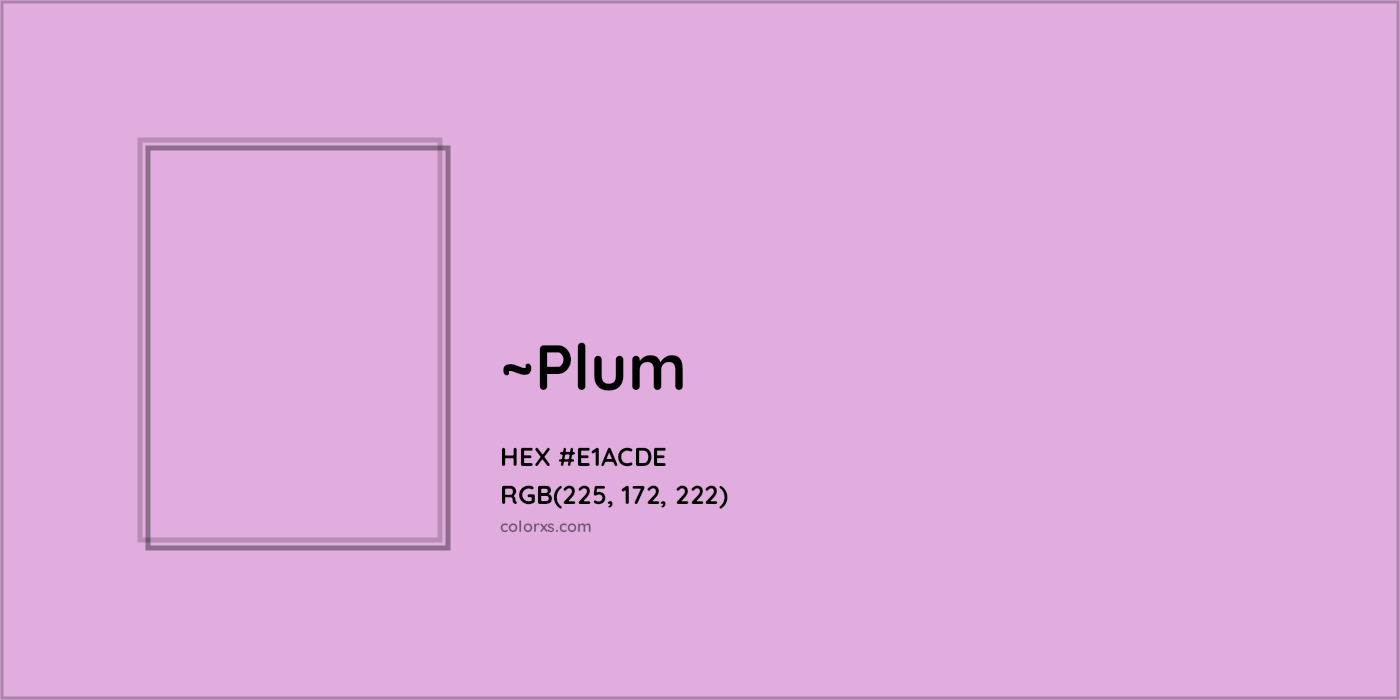 HEX #E1ACDE Color Name, Color Code, Palettes, Similar Paints, Images