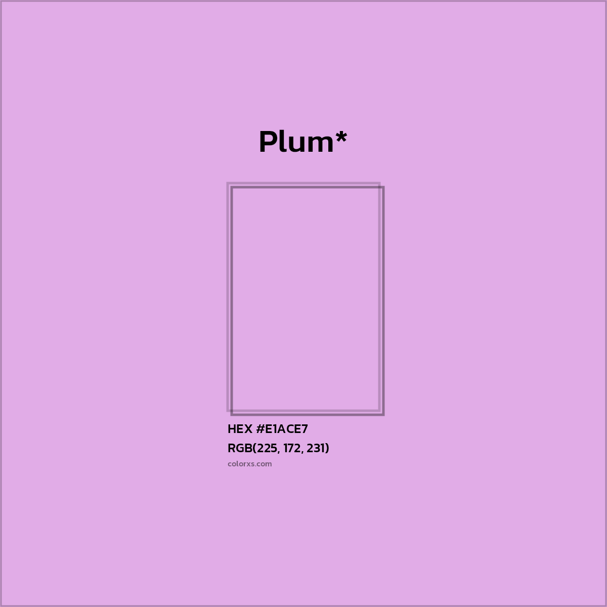 HEX #E1ACE7 Color Name, Color Code, Palettes, Similar Paints, Images