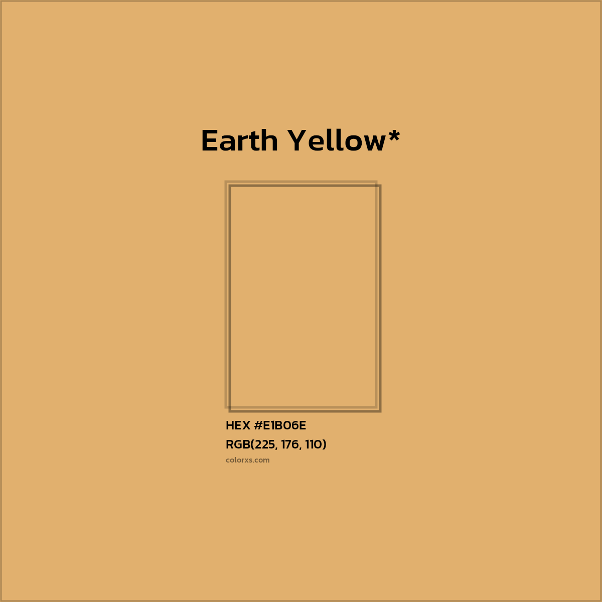 HEX #E1B06E Color Name, Color Code, Palettes, Similar Paints, Images