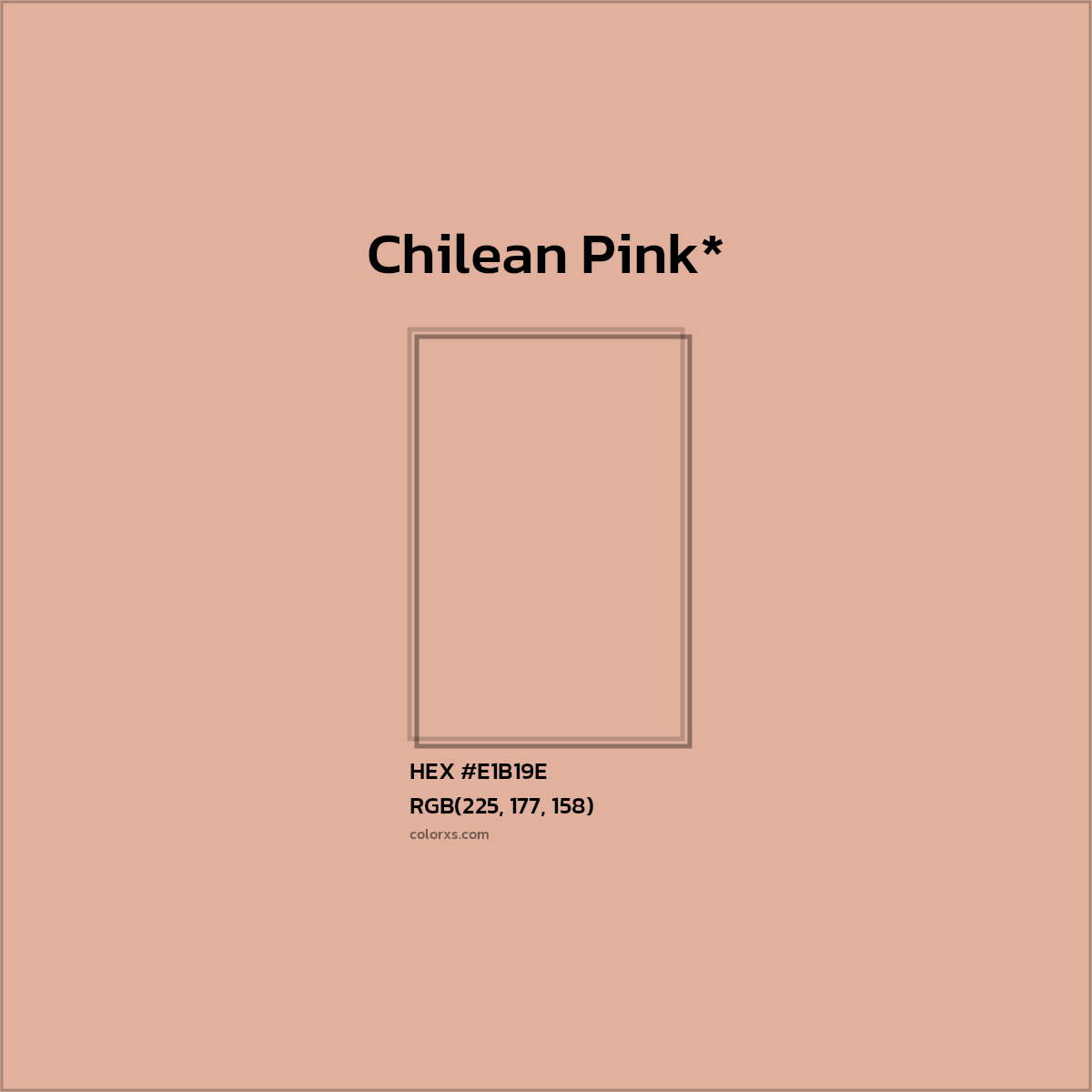 HEX #E1B19E Color Name, Color Code, Palettes, Similar Paints, Images