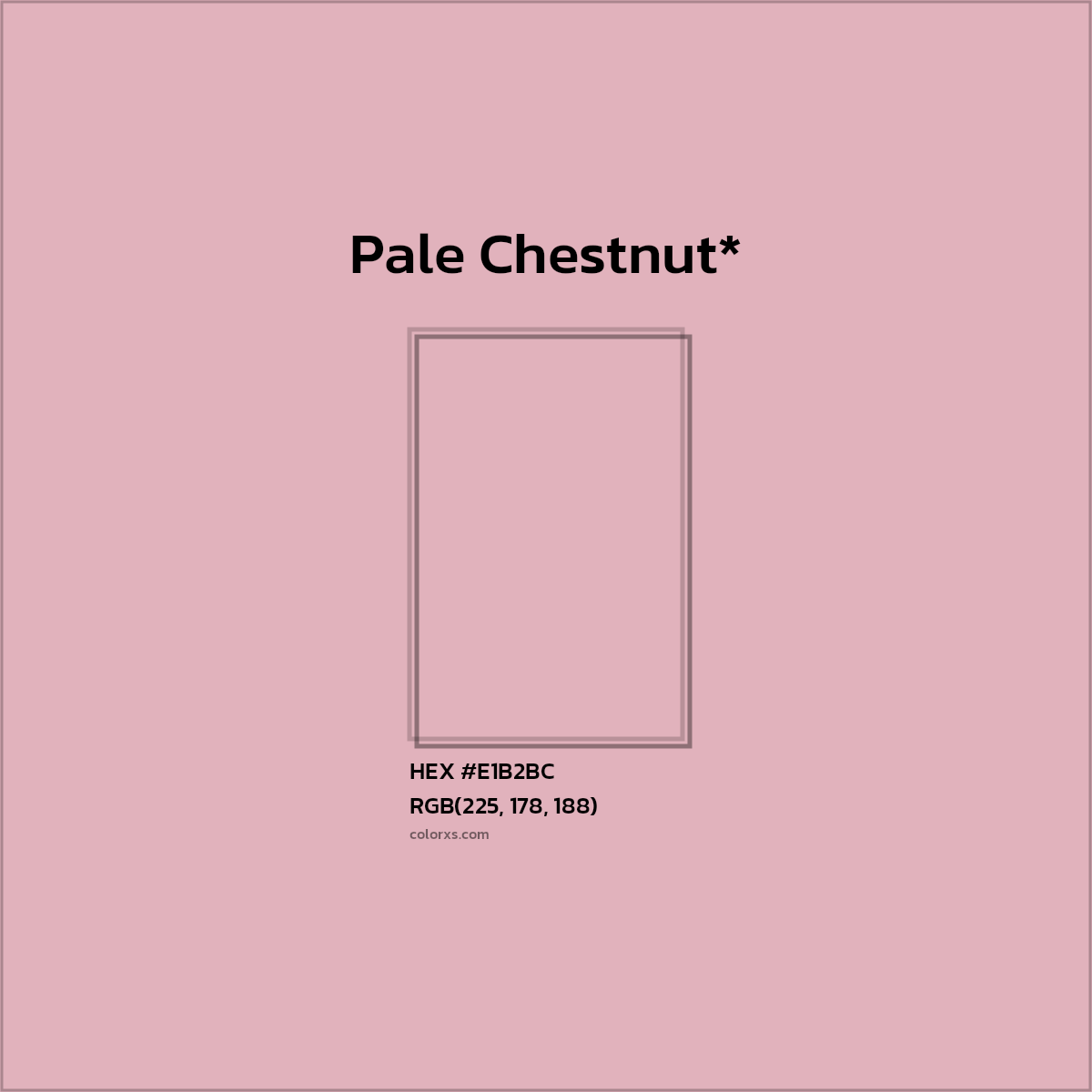 HEX #E1B2BC Color Name, Color Code, Palettes, Similar Paints, Images