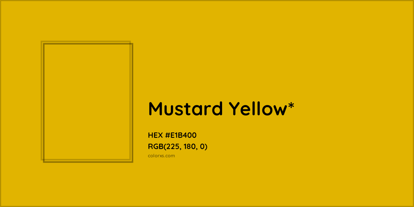 HEX #E1B400 Color Name, Color Code, Palettes, Similar Paints, Images