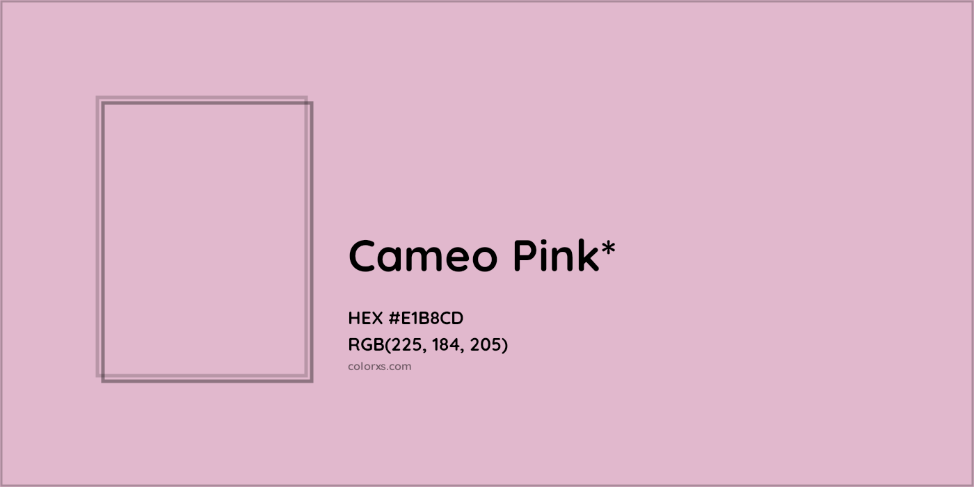 HEX #E1B8CD Color Name, Color Code, Palettes, Similar Paints, Images