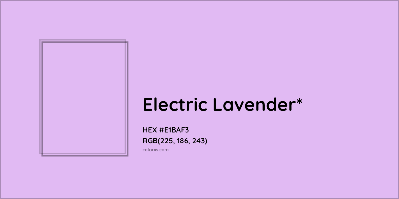HEX #E1BAF3 Color Name, Color Code, Palettes, Similar Paints, Images