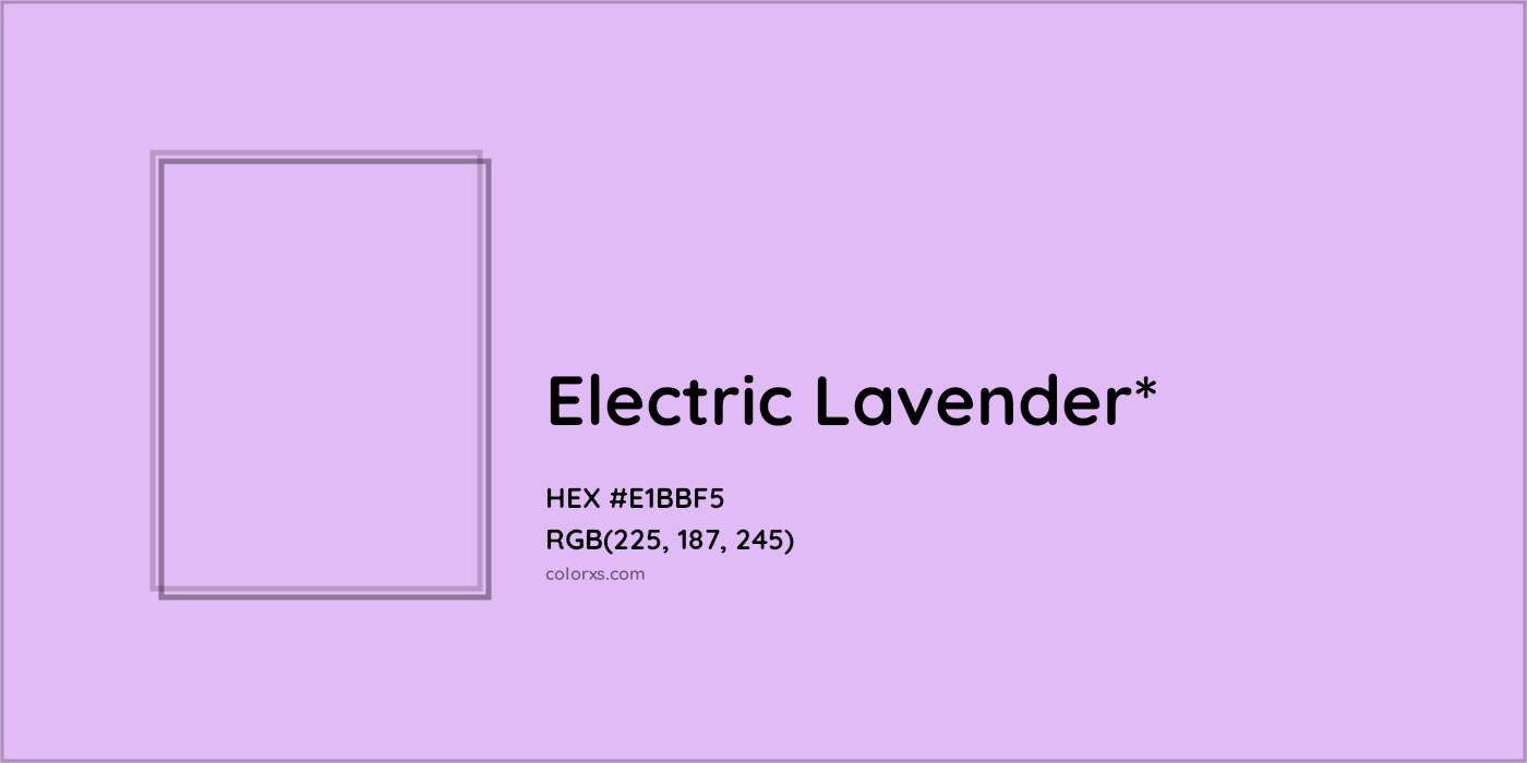 HEX #E1BBF5 Color Name, Color Code, Palettes, Similar Paints, Images