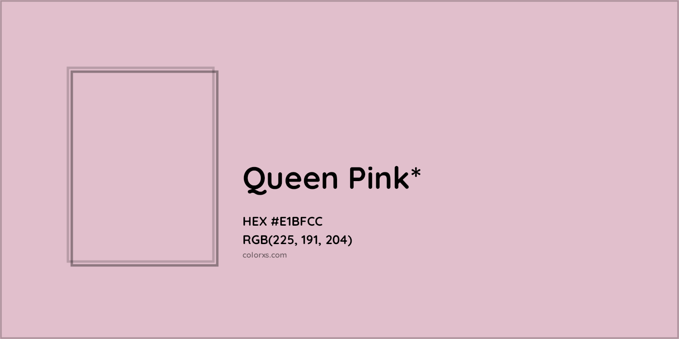 HEX #E1BFCC Color Name, Color Code, Palettes, Similar Paints, Images