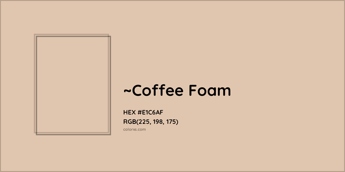 HEX #E1C6AF Color Name, Color Code, Palettes, Similar Paints, Images