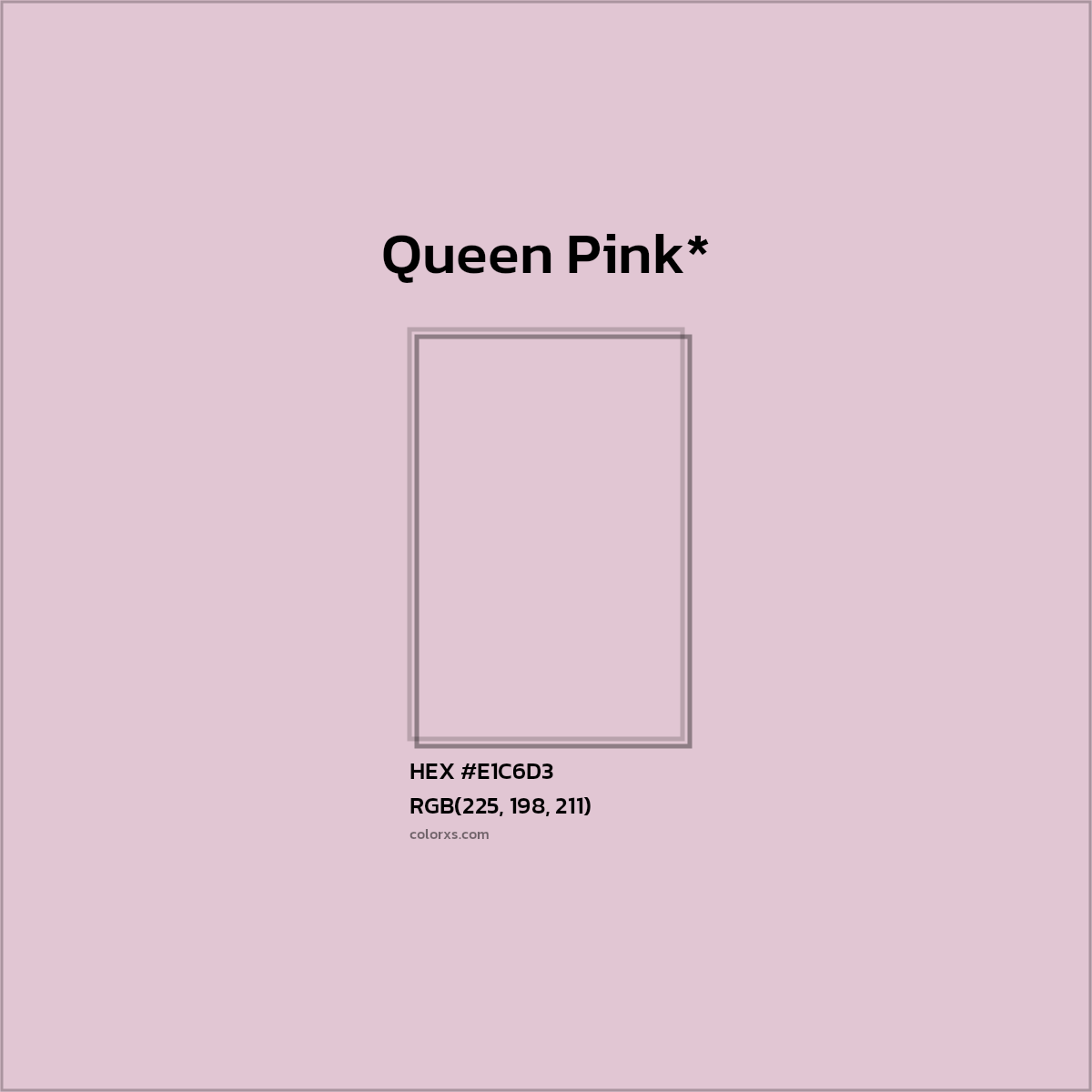 HEX #E1C6D3 Color Name, Color Code, Palettes, Similar Paints, Images
